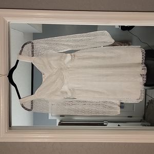 Long sleeve lace bridal dress